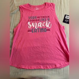Pink tank top NWT